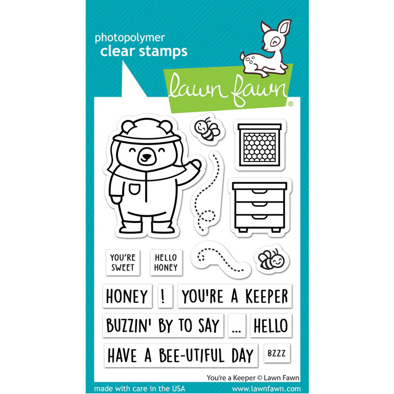 Lawn Fawn Clear Stamps You're A Keeper