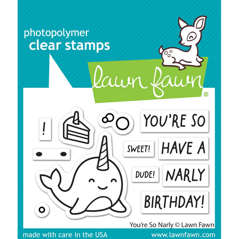 Lawn Fawn Clear Stamps You're So Narly