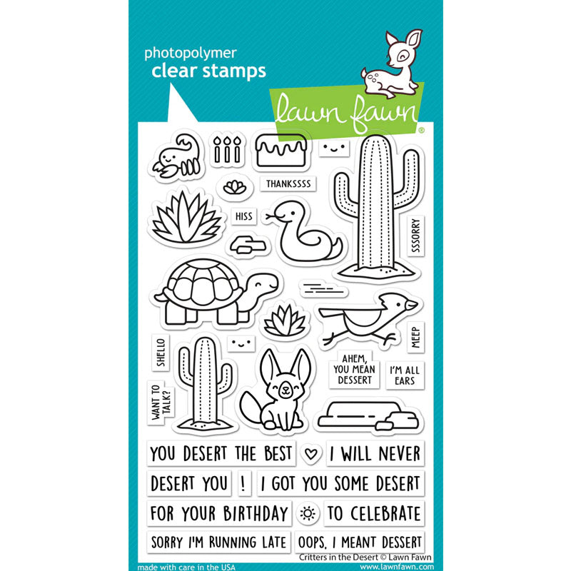 Lawn Fawn Clear Stamps Critters In The Desert