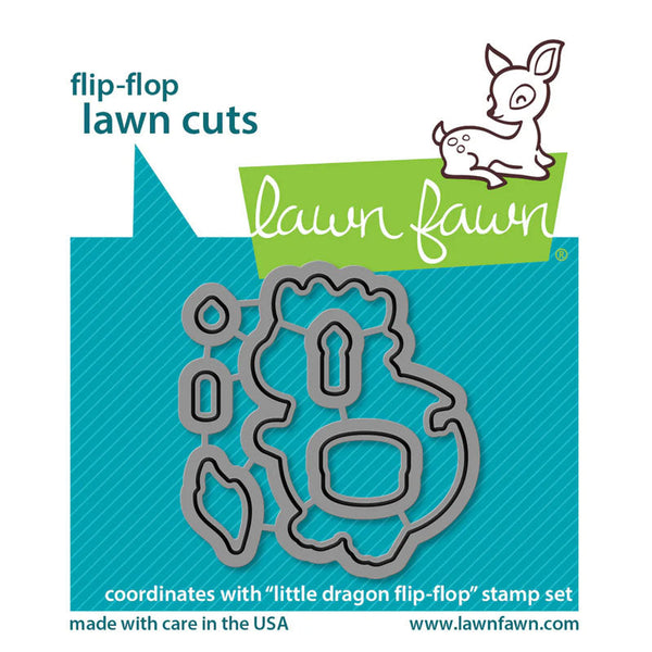 Lawn Fawn Dies Little Dragon Flip-Flop