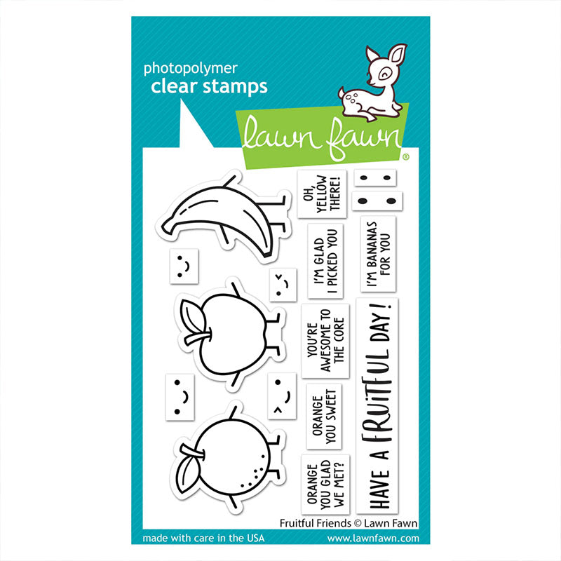 Lawn Fawn Clear Stamps Fruitful Friends