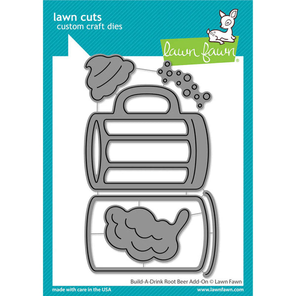 Lawn Fawn Dies Build-A-Drink Root Beer Add-On