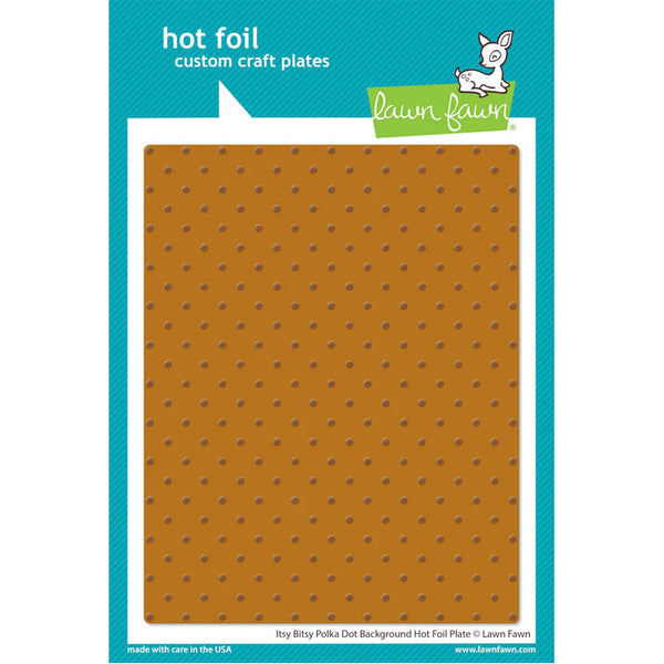 Lawn Fawn Hot Foil Plate Itsy Bitsy Polka Dot Background