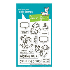 Lawn Fawn Clear Stamps Sweet Christmas Mice