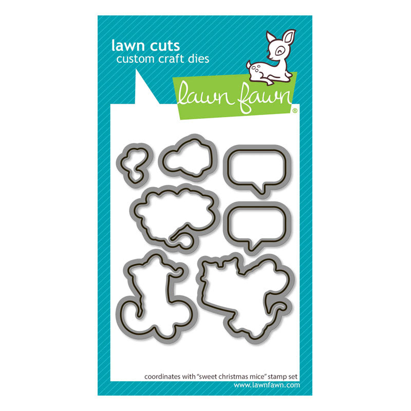 Lawn Fawn Dies Sweet Christmas Mice