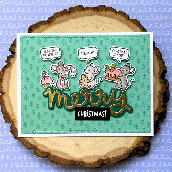 Lawn Fawn Dies Sweet Christmas Mice