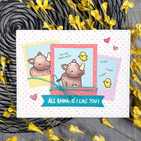 Lawn Fawn Clear Stamps Rhino-Mite!