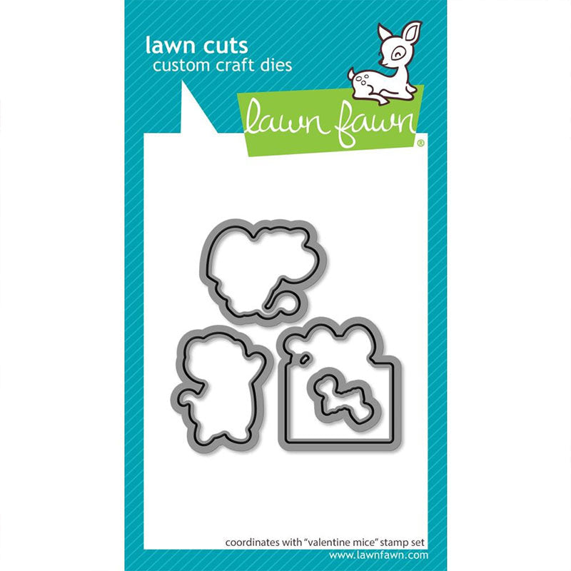 Lawn Fawn Dies Valentine Mice