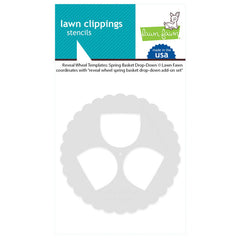 Lawn Fawn Stencil Reveal Wheel Templates: Spring Basket Drop-Down