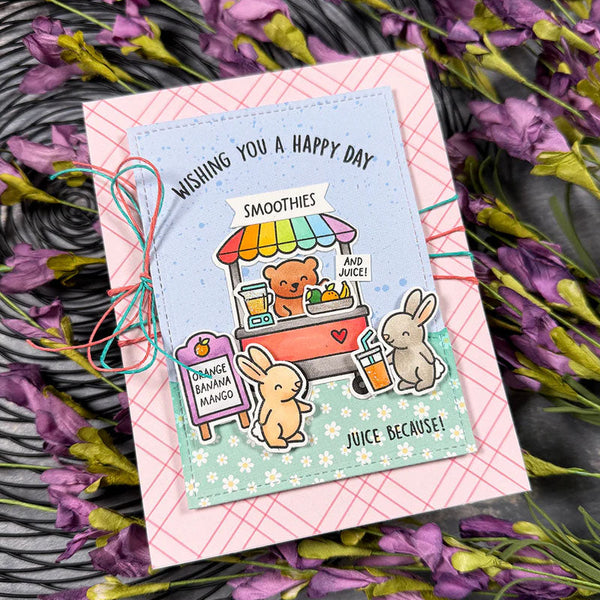 Lawn Fawn Dies Treat Cart Add-On: Smoothies 'N Juice