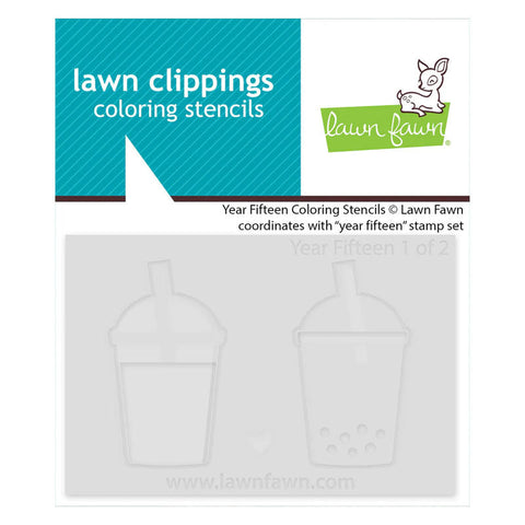 Lawn Fawn Stencil Year Fifteen