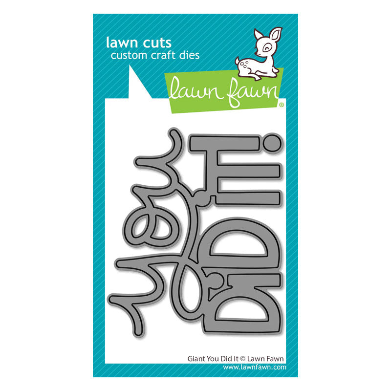 Lawn Fawn Dies Giant You Did It