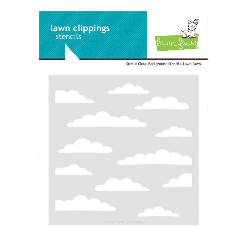 Lawn Fawn Stencil Stratus Cloud