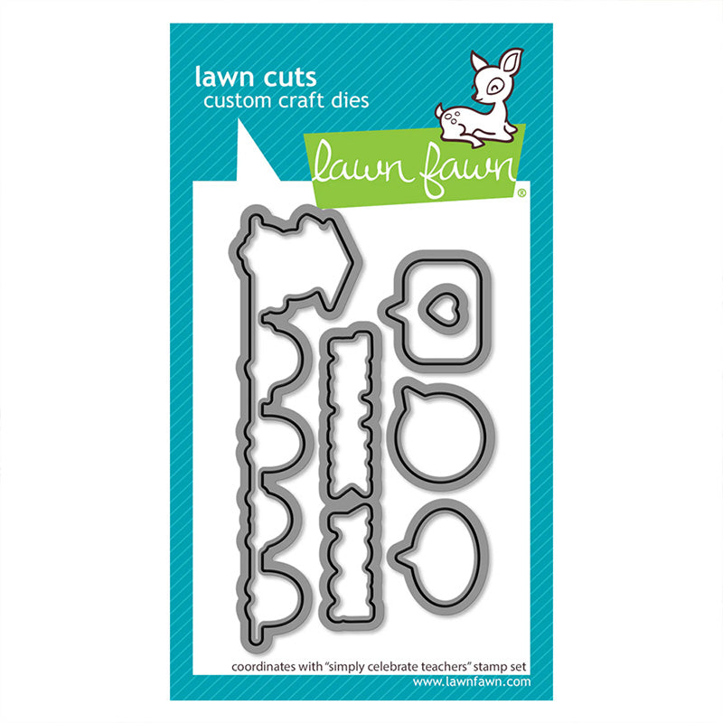 Lawn Fawn Dies Simply Celebrate Teachers