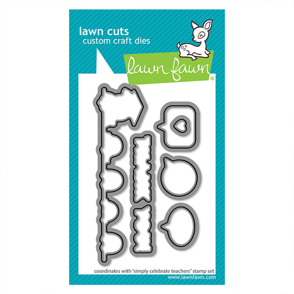Lawn Fawn Dies Simply Celebrate Teachers
