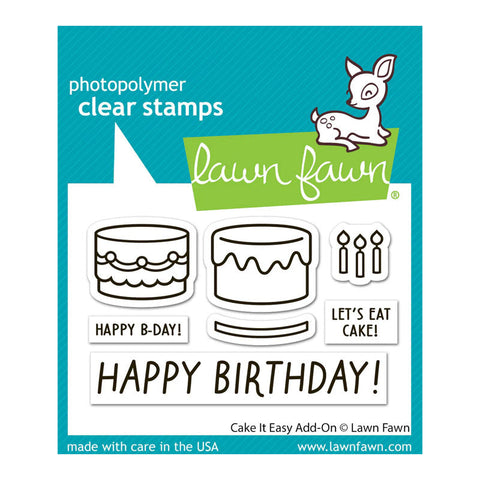 Lawn Fawn Clear Stamps Cake It Easy Add-On