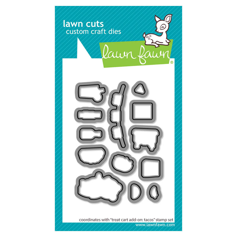 Lawn Fawn Dies Treat Cart Add-On: Tacos