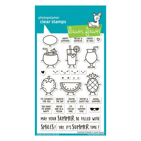 Lawn Fawn Clear Stamps Summer Friends