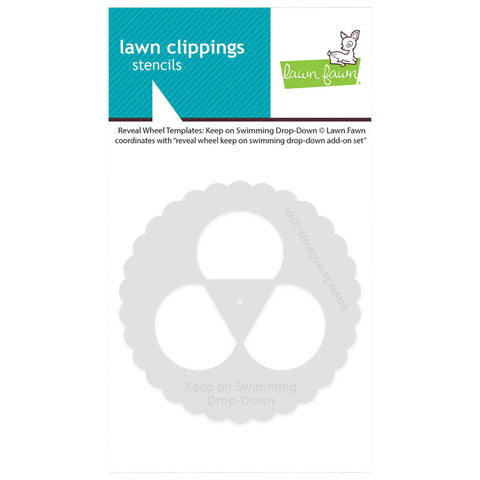 Lawn Fawn Stencil Reveal Wheel Templates: Keep On Swimming Drop-down