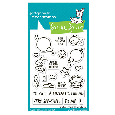 Lawn Fawn Clear Stamps Shello, Friend