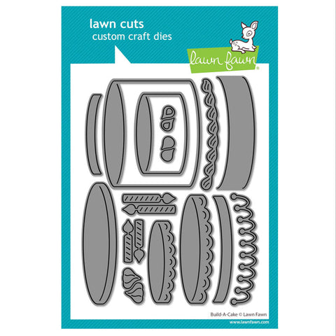 Lawn Fawn Dies Build-A-Cake