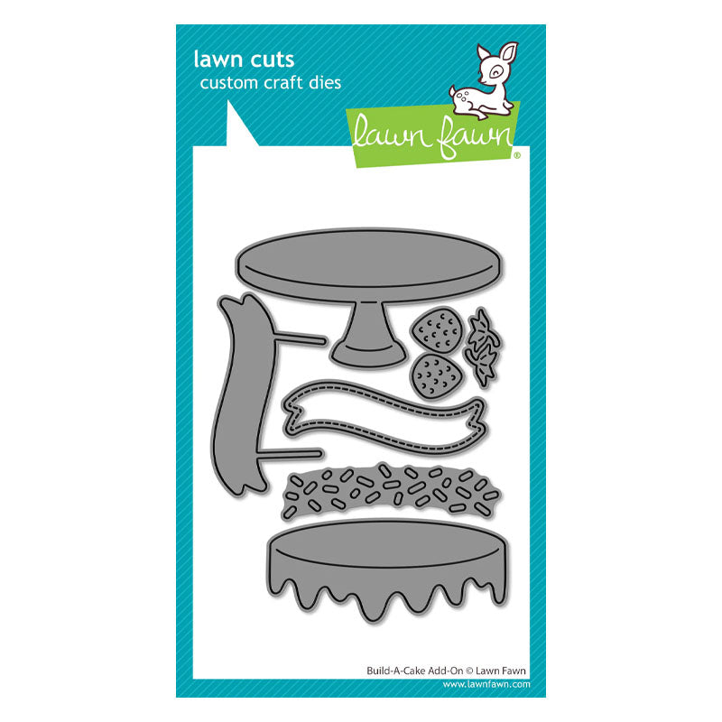 Lawn Fawn Dies Build-A-Cake Add-On