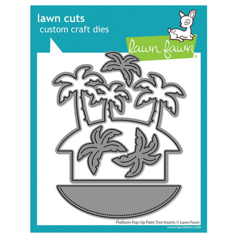 Lawn Fawn Dies Platform Pop-up Palm Tree Inserts