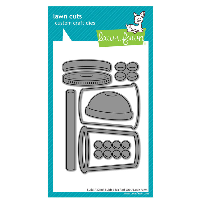 Lawn Fawn Dies Build-A-Drink Bubble Tea Add-On