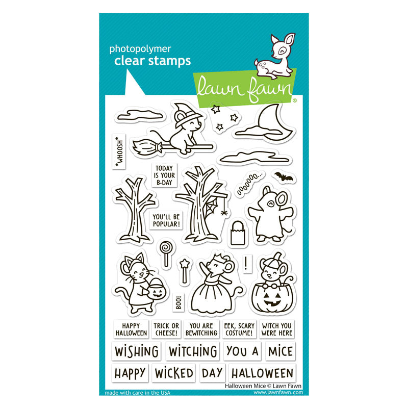 Lawn Fawn Clear Stamps Halloween Mice