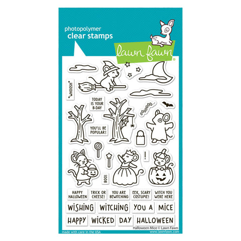Lawn Fawn Clear Stamps Halloween Mice