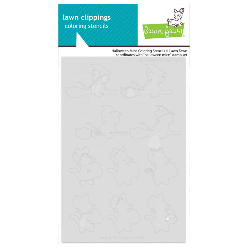 Lawn Fawn Stencil Halloween Mice