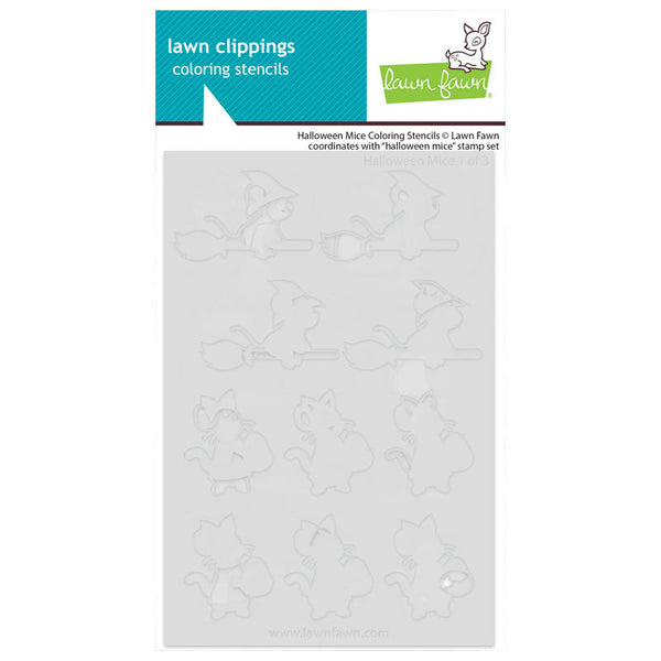 Lawn Fawn Stencil Halloween Mice