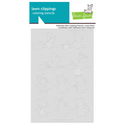 Lawn Fawn Stencil Halloween Mice
