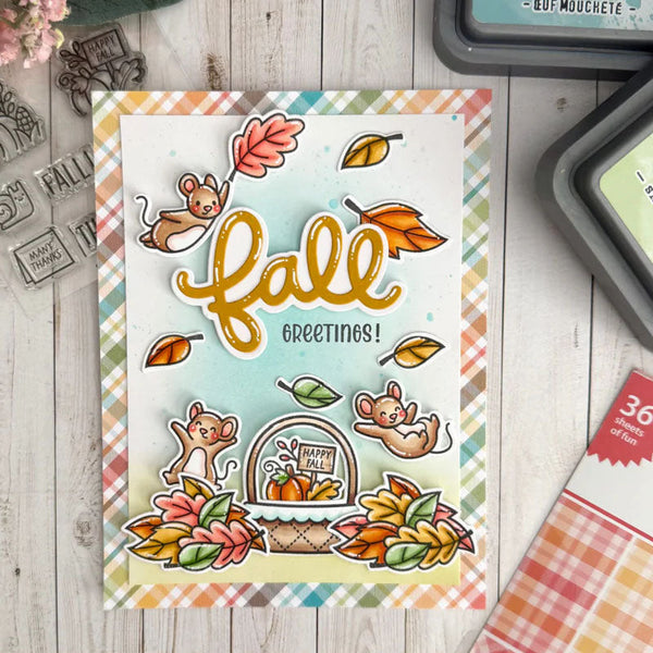 Lawn Fawn Dies Spring Basket Add-On: Fall