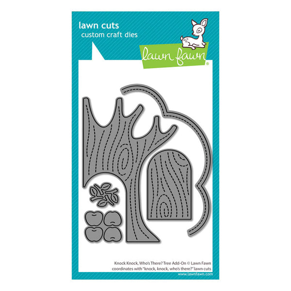Lawn Fawn Dies Knock Knock, Who's There? Tree Add-On
