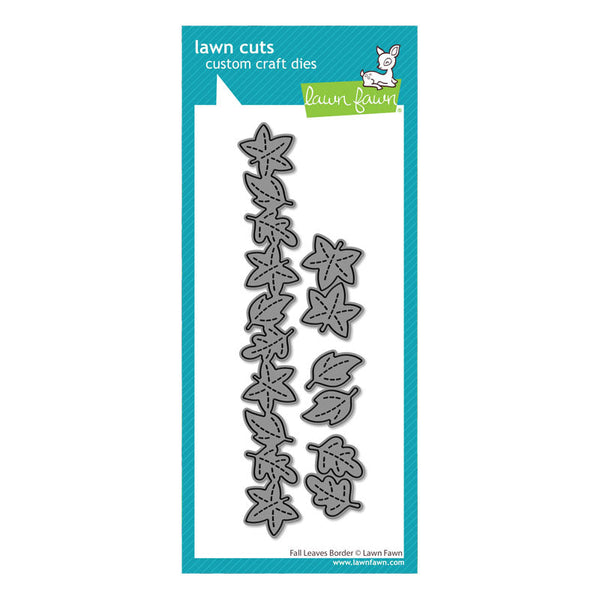 Lawn Fawn Dies Fall Leaves Border