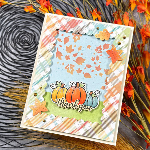 Lawn Fawn Stencil Autumn Breeze