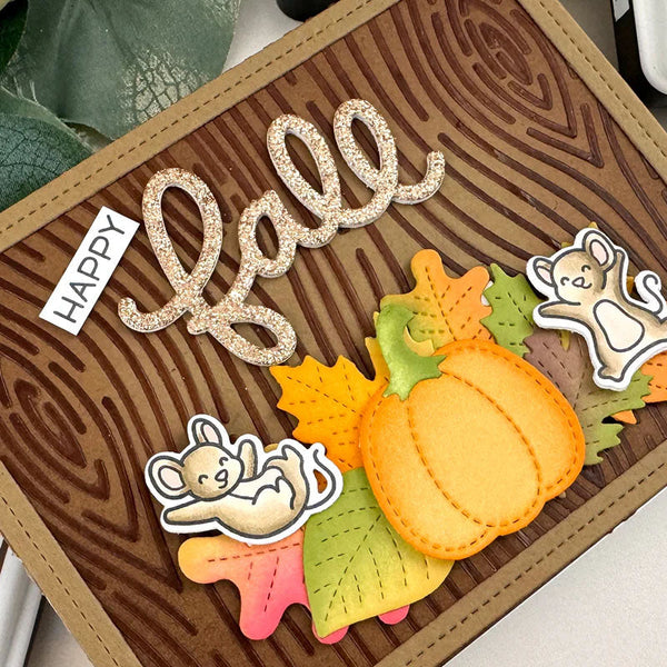 Lawn Fawn Stencil Woodgrain