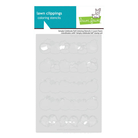 Lawn Fawn Stencil Simply Celebrate Fall