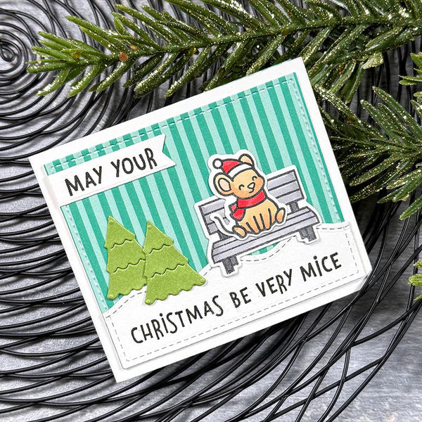 Lawn Fawn Clear Stamps Caroling Mice