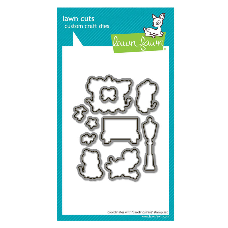 Lawn Fawn Dies Caroling Mice