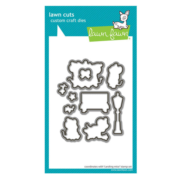 Lawn Fawn Dies Caroling Mice