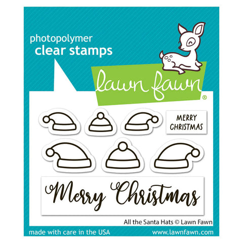 Lawn Fawn Clear Stamps All The Santa Hats