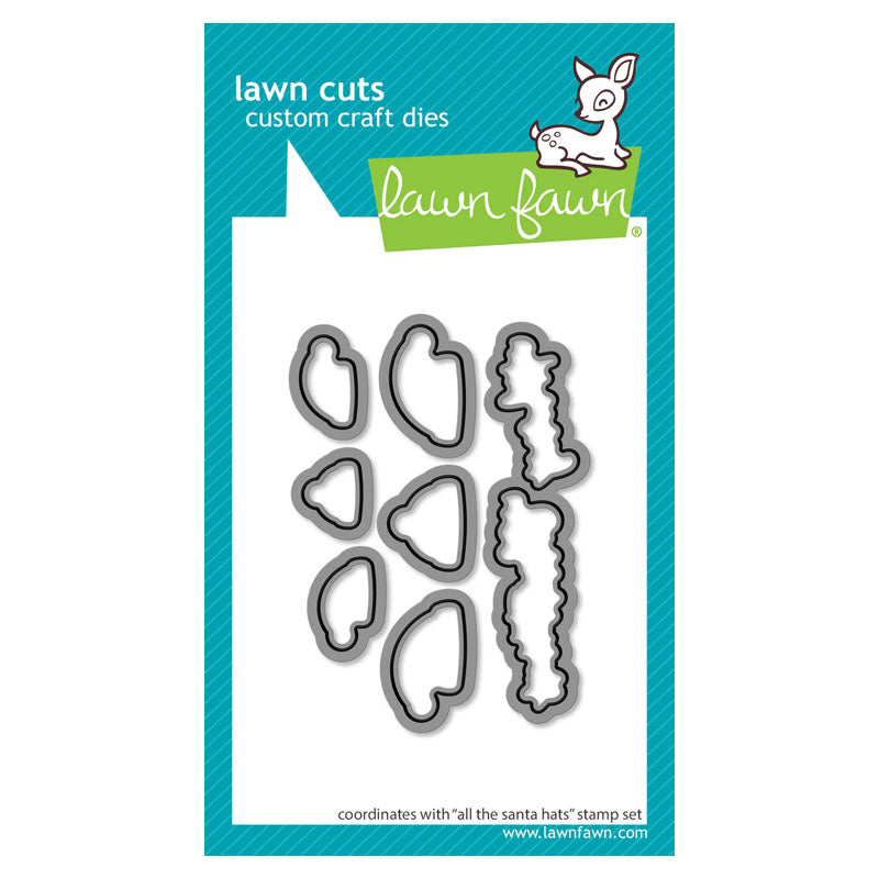 Lawn Fawn Dies All The Santa Hats