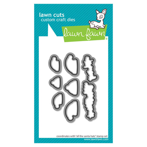 Lawn Fawn Dies All The Santa Hats