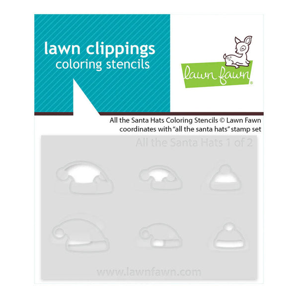 Lawn Fawn Stencil All The Santa Hats