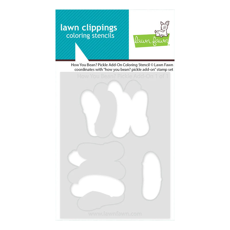 Lawn Fawn Stencil How You Bean? Pickle Add-On