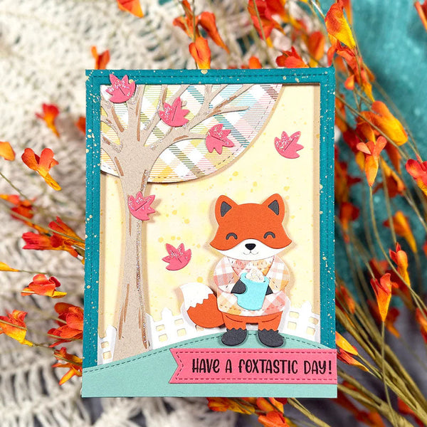 Lawn Fawn Clear Stamps Henry'S Build-A-Sentiment: Fox