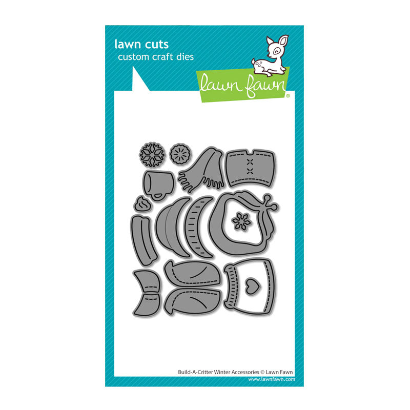 Lawn Fawn Dies Build-A-Critter Winter Accessories