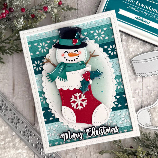 Lawn Fawn Dies Nordic Snowflake Border